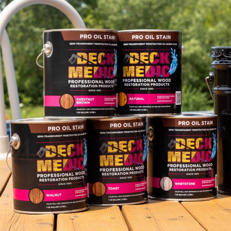 Deck Medic Pro Oil Stain colour range